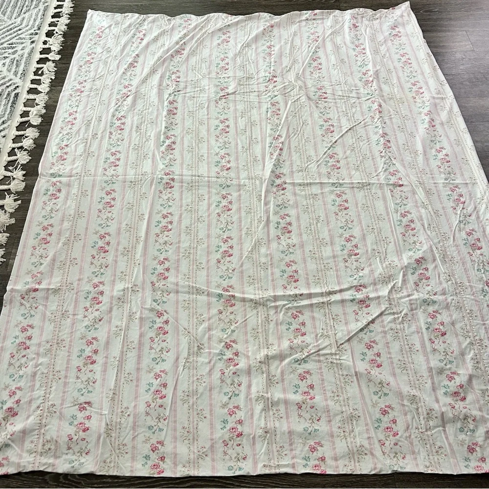 Rachel Ashwell Shabby Chic Vintage Wallpaper Twin Duvet Cover Brown Label Floral